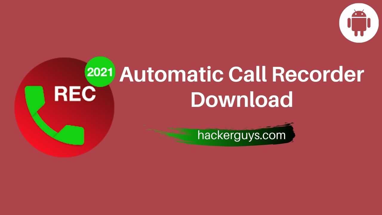 Automatic Call recorder Pro APK