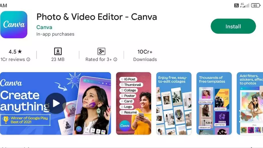 Canva - Photo & Video Editor