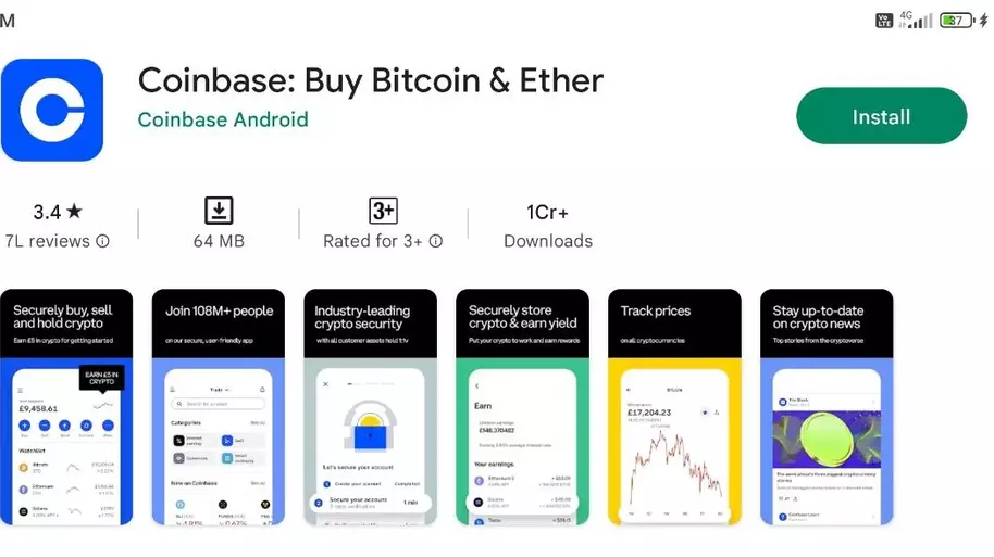 Coinbase - Best Cryptocurrency Apps for Android