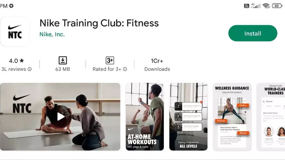 Nike training Club - 10 best exercise and workout apps for android