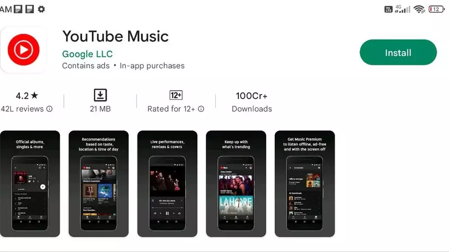 YouTube Music - Best Music Player Apps for Android