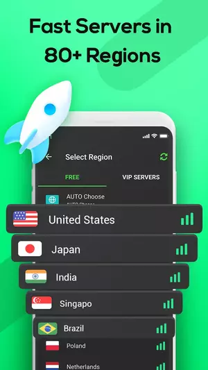 VPN app screenshots